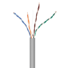 CABLE RED GEMBIRD UTP CAT5E SOLIDO CCA AWG24 BOBINA 305M GRIS