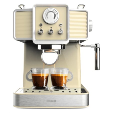 CAFETERA CECOTEC VINTAGE ESPRESSO 20 TRADIZIONALE LIGHT YELLOW