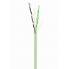 CABLE RED GEMBIRD UTP CAT6 TRENZADO PREMIUM CCA AWG24 BOBINA 305M GRIS