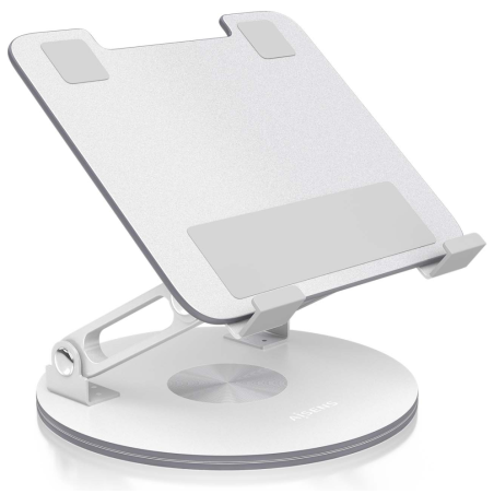 SOPORTE SOBREMESA AISENS AJUSTABLE GIRATORIO PORTATIL TABLET 7 13 PLATA