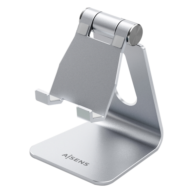 SOPORTE TABLET AISENS SOBREMESA M AJUSTABLE PLATA