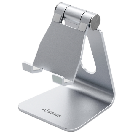 SOPORTE TABLET AISENS SOBREMESA M AJUSTABLE PLATA