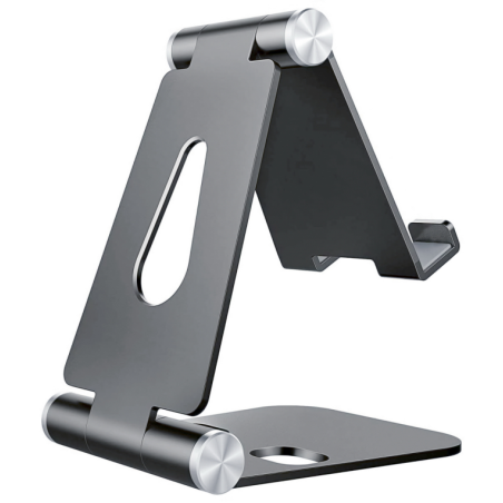 SOPORTE AISENS SOBREMESA M AJUSTABLE 2 PIVOTES MOVIL TABLET