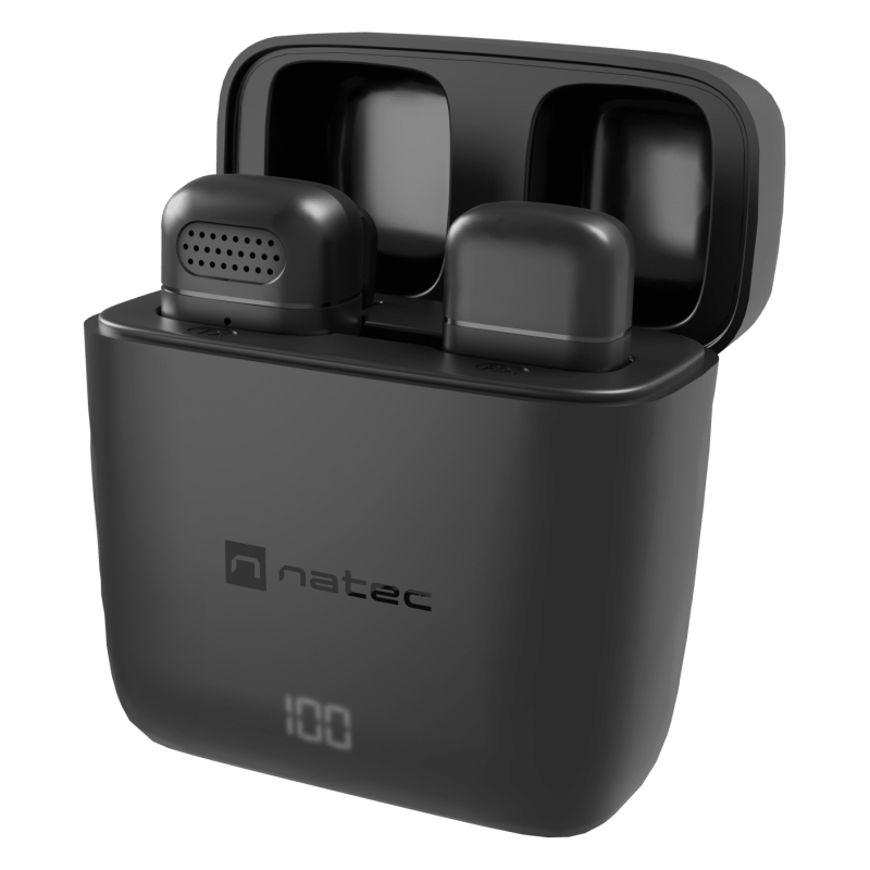 MICROFONO PARA SMARTPHONE NATEC HOPPER LAVALIER WIRELESS USB C