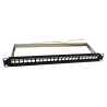 PANEL MODULAR WP 24 PUERTOS STP CAT5E 6 CON GESTOR DE CABLES