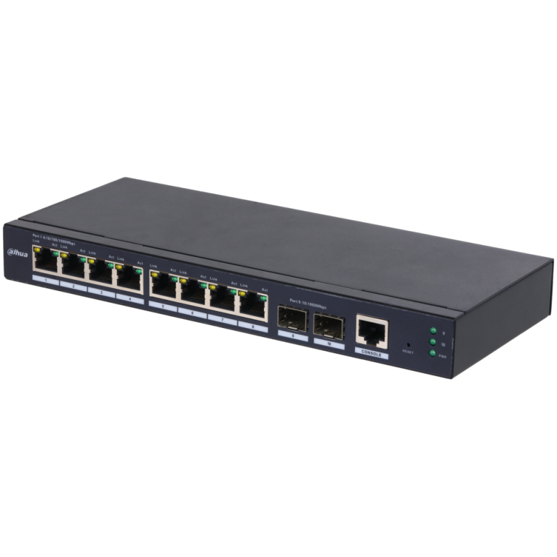 SWITCH IT DAHUA DH SG4010 2F 10 PORT MANAGED DESKTOP GIGABIT SWITCH