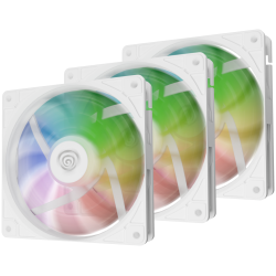 VENTILADOR GENESIS OXAL 120 ARGB BLANCO PACK 3 UDS