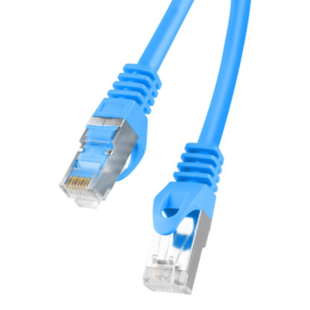 CABLE RED LANBERG LATIGUILLO CAT6 FTP 1M AZUL FLUKE PASSED