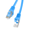 CABLE RED LANBERG LATIGUILLO CAT6 FTP 1M AZUL FLUKE PASSED