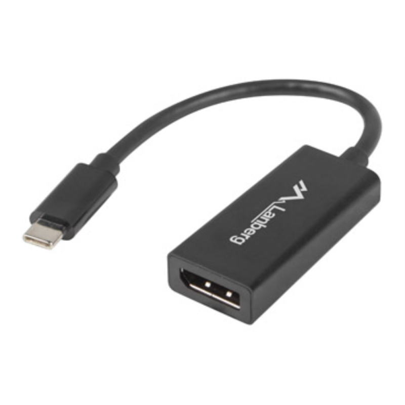 ADAPTADOR USB LANBERG USB C M 31 A DISPLAYPORT H 15CM NEGRO