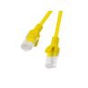 CABLE RED LANBERG LATIGUILLO CAT6 UTP 025M AMARILLO FLUKE PASSED