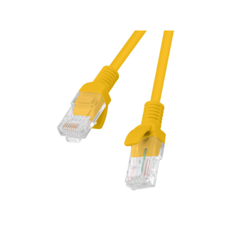 CABLE RED LANBERG LATIGUILLO CAT6 UTP 15M NARANJA FLUKE PASSED
