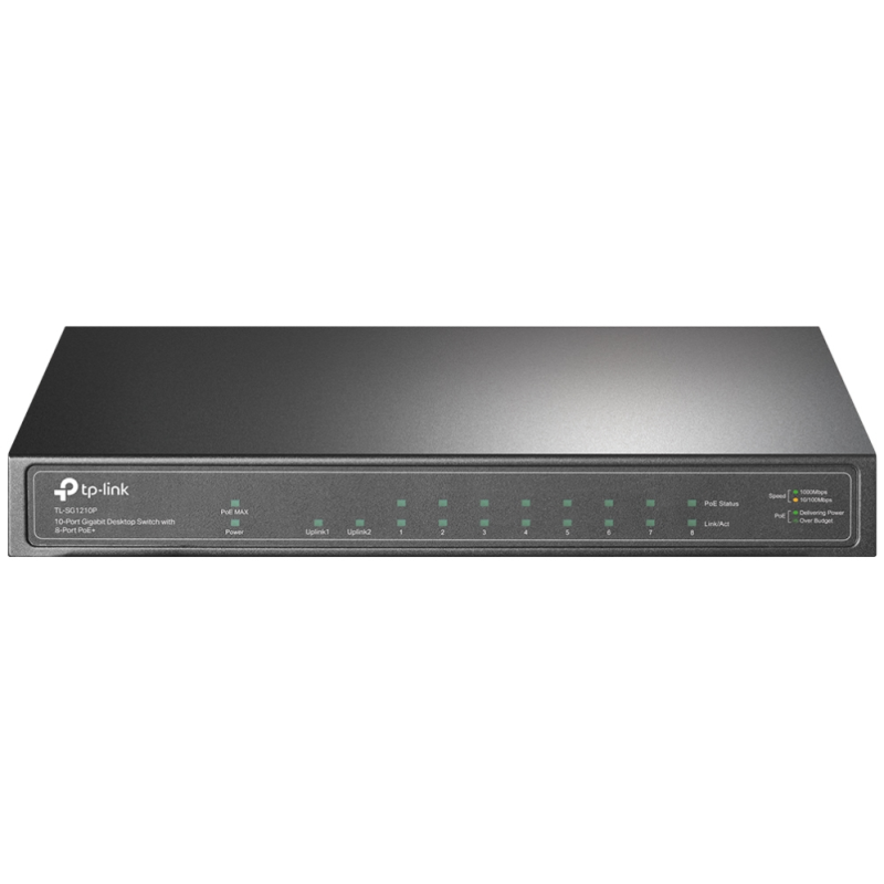 SWITCH TP LINK 10 PORT GB POE 8 PORT POE