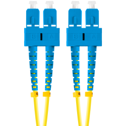 CABLE DE FIBRAOPTICA LANBERG 2M MONO SC UPC SC UPC DUPLEX G657A1 LSZH AMARILL