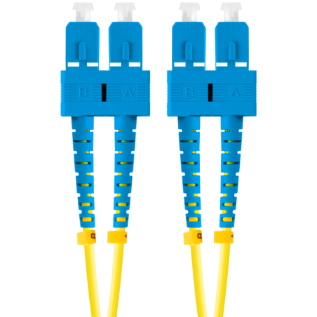 CABLE DE FIBRAOPTICA LANBERG 2M MONO SC UPC SC UPC DUPLEX G657A1 LSZH AMARILL