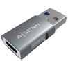 MINI ADAPTADOR AISENS USB 32 GEN2 10G 3A USB C H A M GRIS