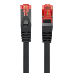 CABLE RED LANBERG LATIGUILLO CAT6 S FTP LSZH CU 05M NEGRO FLUKE PASSED