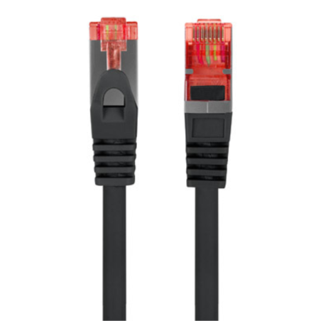 CABLE RED LANBERG LATIGUILLO CAT6 S FTP LSZH CU 05M NEGRO FLUKE PASSED