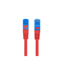CABLE RED LANBERG LATIGUILLO CAT6A S FTP LSZH CCA 15M ROJO FLUKE PASSED