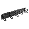 ORGANIZADOR DE CABLES LANBERG 10 ANILLOS 19 2U TIPO B CON CEPILLO NEGRO