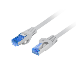 CABLE RED LANBERG LATIGUILLO CAT6A S FTP LSZH CCA 1M GRIS FLUKE PASSED
