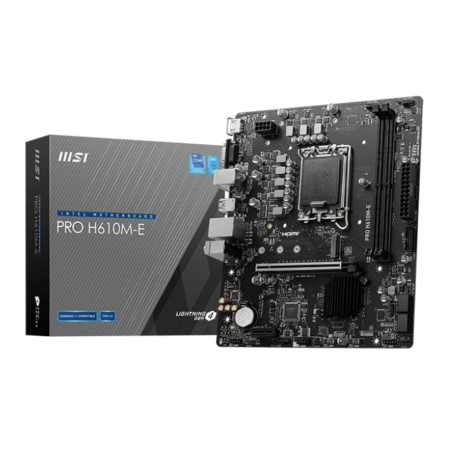 PLACA BASE MSI PRO H610M E 1700 MATX 2XDDR5