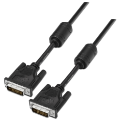 CABLE AISENS DVI DUAL LINK 241 CON FERRITA M M NEGRO 18M
