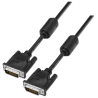 CABLE AISENS DVI DUAL LINK 241 CON FERRITA M M NEGRO 18M