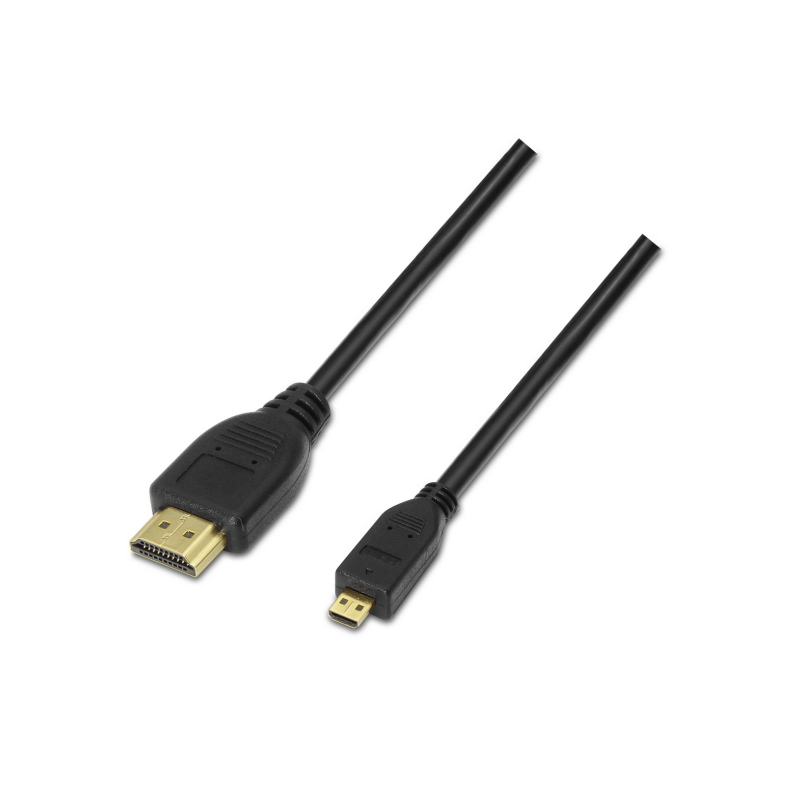 CABLE AISENS MICRO HDMI ALTA VELOCIDAD A M D M NEGRO 08M