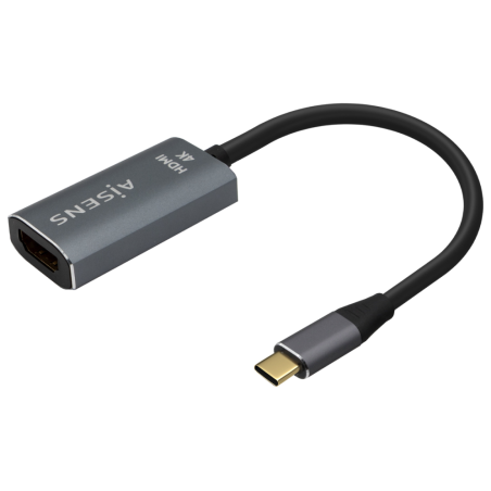 CABLE CONVERSOR AISENS ALUMINIO USB C A HDMI 4K60HZ GRIS 15CM