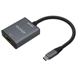 CABLE CONVERSOR AISENS ALUMINIO USB C A HDMI 4K30HZ GRIS 15CM