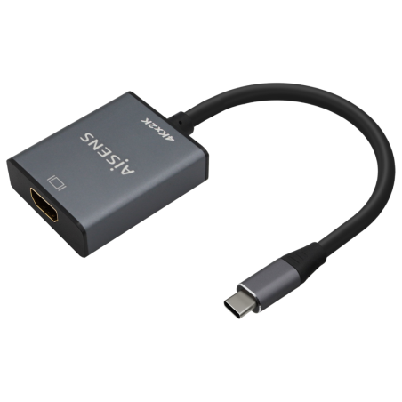 CABLE CONVERSOR AISENS ALUMINIO USB C A HDMI 4K30HZ GRIS 15CM