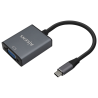 CABLE CONVERSOR AISENS ALUMINIO USB C A VGA USB C M HDB15 H GRIS 15CM
