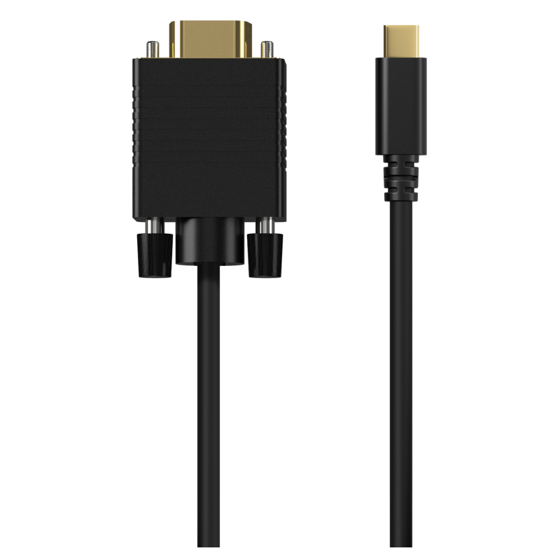 CABLE CONVERSOR AISENS USB C A VGA USB C M HDB15 M NEGRO 18M