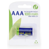 PILAS AAA GEMBIRD NI MH RECARGABLE 1000MAH 2PCS BLISTER PACK