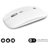 RATON SUBBLIM DUAL FLAT WHITE BLUETOOHT BATERIA RECARGABLE