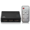 CONMUTADOR EWENT HDMI 3 PUERTOS 4K 30HZ USB MANDO A DISTANCIA