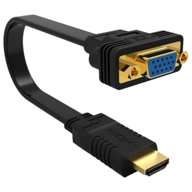 CABLE CONVERTIDOR EWENT HDMI MACHO VGA HEMBRA 020 METROS