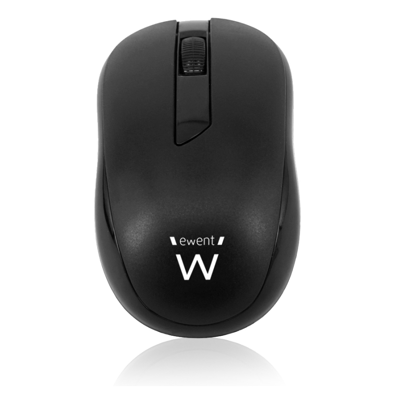 RATON INALAMBRICO EWENT OPTICO 1000 DPI NEGRO