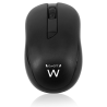 RATON EWENT OPTICO 1000 DPI NEGRO RF INALAMBRICO PILAS