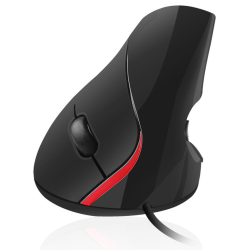 RATON USB EWENT ERGONOMICO OPTICO 1000 DPI 5 BOTONES NEGRO