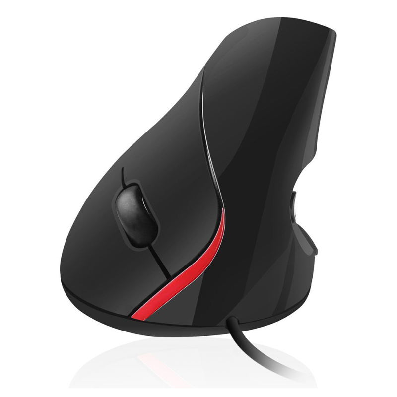 RATON USB EWENT ERGONOMICO OPTICO 1000 DPI 5 BOTONES NEGRO