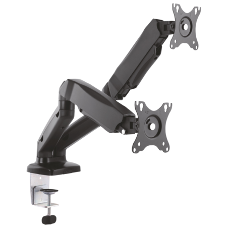 SOPORTE MONITOR AISENS CONTRAPESO GIRATORIO INCLINABLE 2 BRZ 9KG 13 32 NEGRO