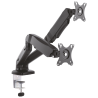 SOPORTE MONITOR AISENS CONTRAPESO GIRATORIO INCLINABLE 2 BRZ 9KG 13 32 NEGRO