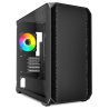 CAJA GAMING mATX SHARKOON MK2 RGB 120MM 3XUSB SN FUENTE NEGRO