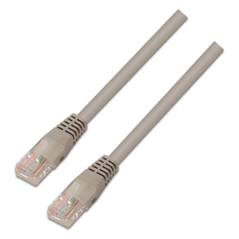 CABLE RED AISENS LATIGUILLO RJ45 CAT5E UTP AWG24 GRIS 20M