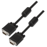 CABLE AISENS SVGA CON FERRITA HDB15 M HDB15 M NEGRO 15M