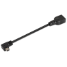 CABLE AISENS USB 20 OTG ACODADO TIPO MINI B M A H NEGRO 15CM