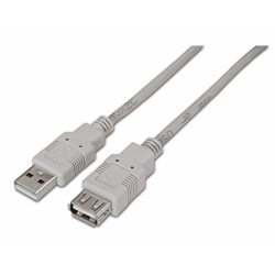 CABLE AISENS USB 20 TIPO A M A H BEIGE 18M
