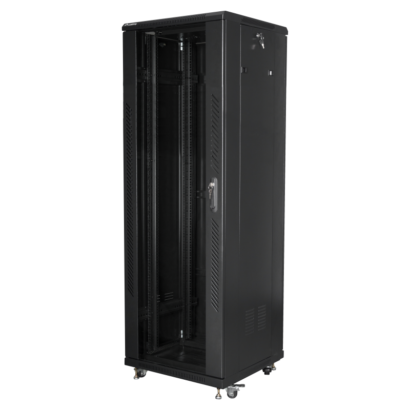ARMARIO LANBERG RACK 19 37U 600X600 FLAT PACK BLACK NEGRO